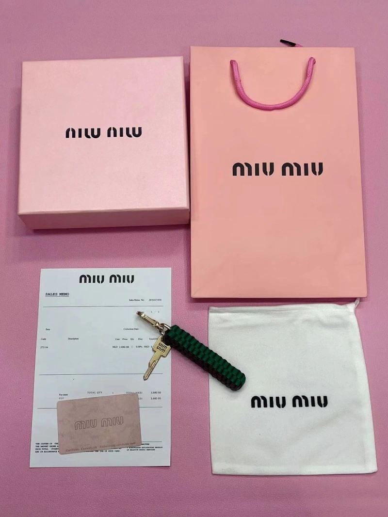 Modern Miu Miu Keychains 266082