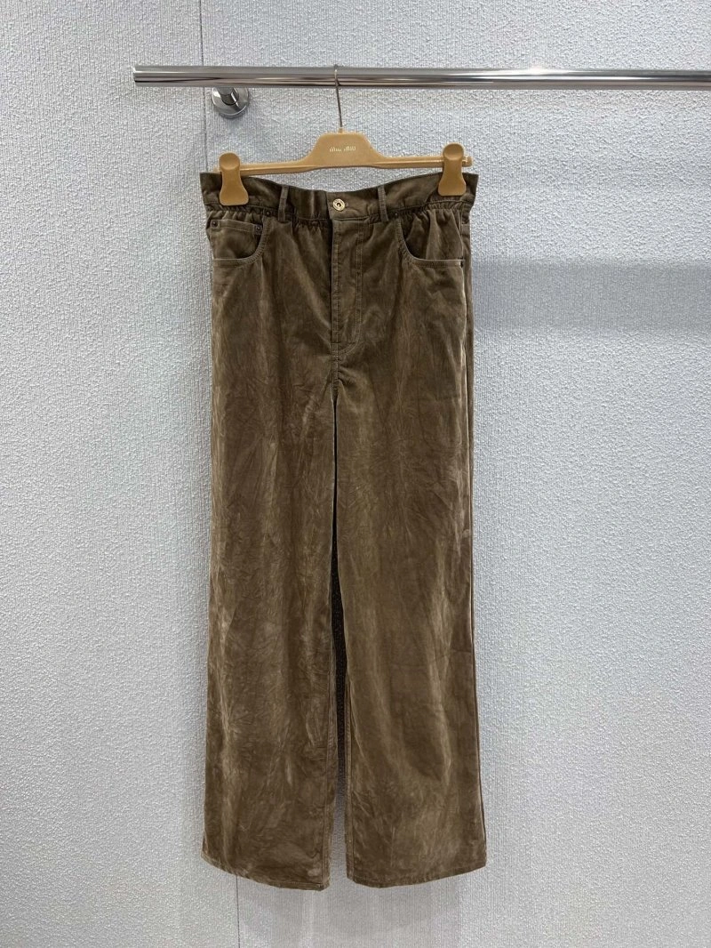 Fashionable Miu Miu Long Pants 156316