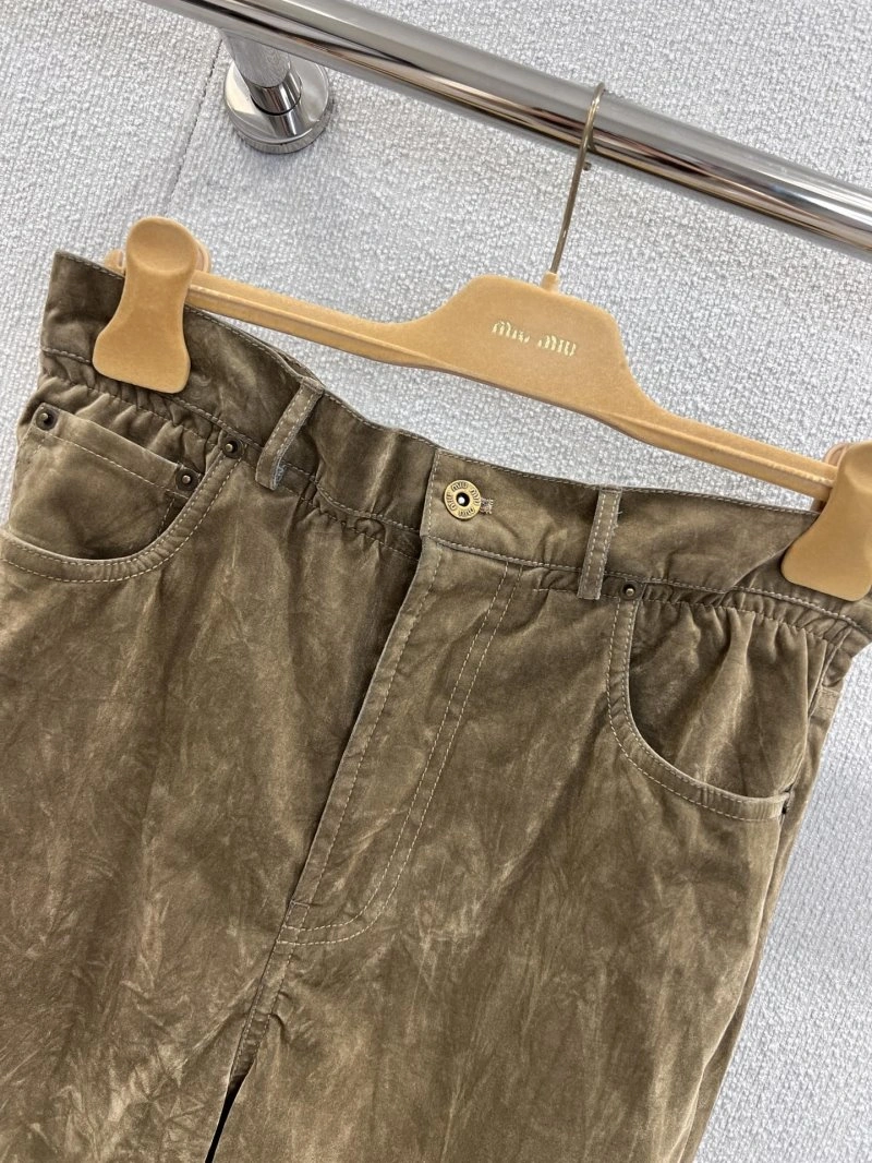 Fashionable Miu Miu Long Pants 156316