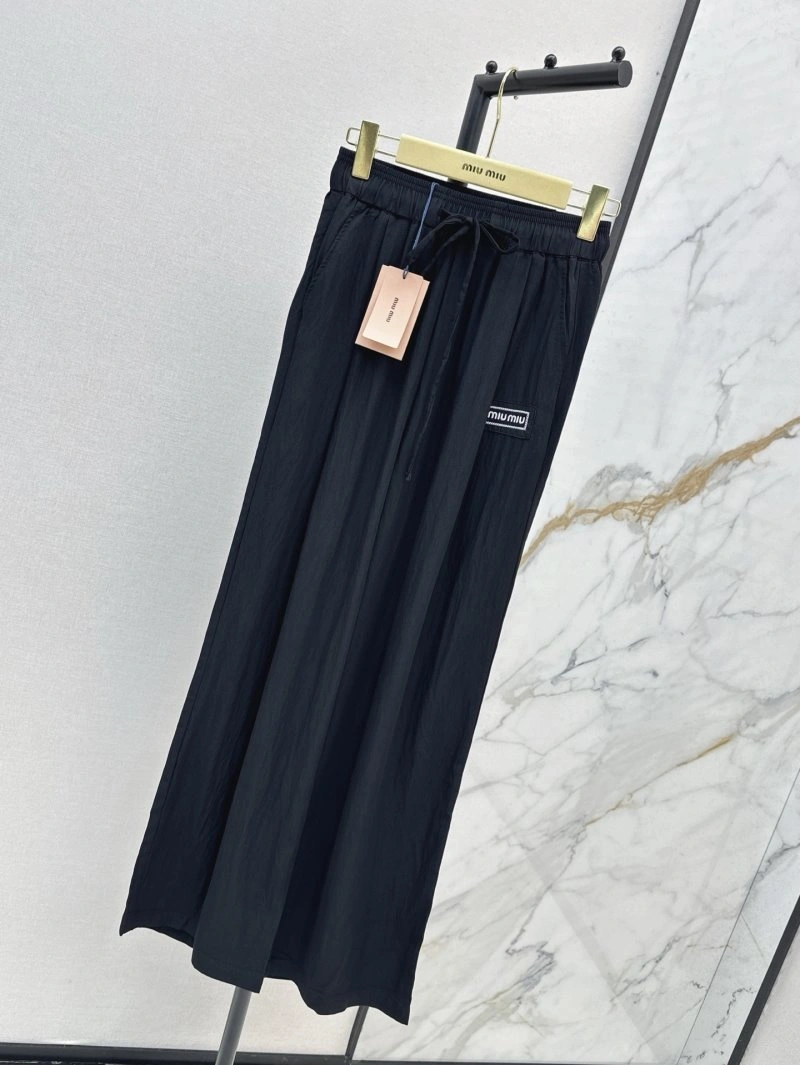 Miu Miu Long Pants Breathable 148888