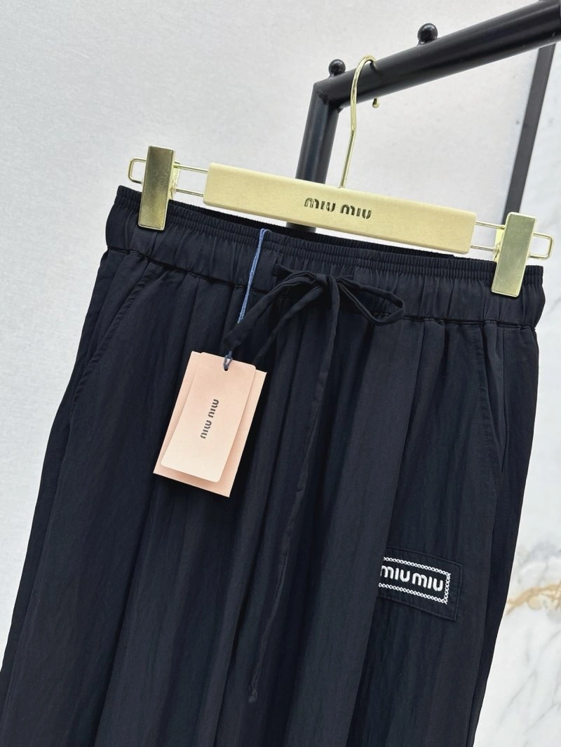 Miu Miu Long Pants Breathable 148888