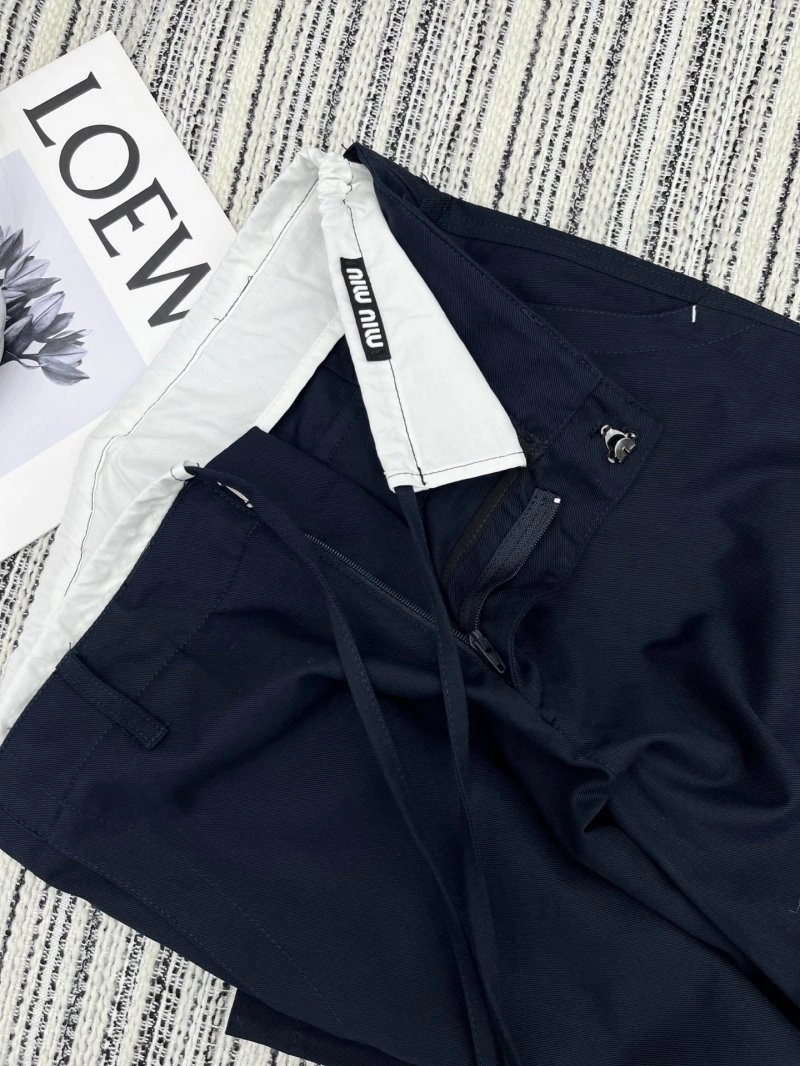 Versatile Miu Miu Long Pants 154506