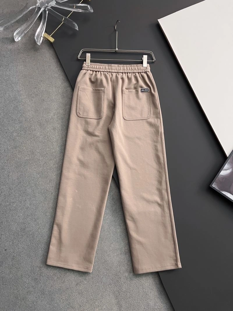 Miu Miu Long Pants Elegant 158250