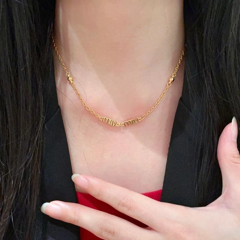 Sustainable Miu Miu Necklaces 212859