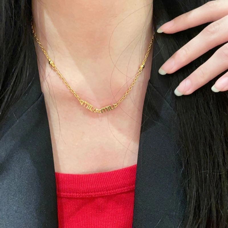 Sustainable Miu Miu Necklaces 212859