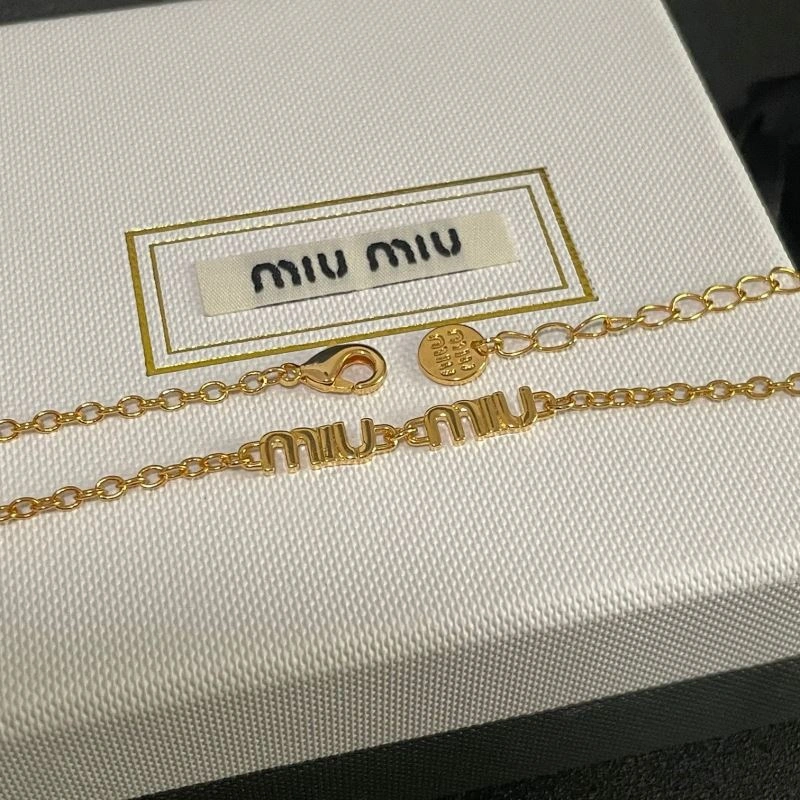 Sustainable Miu Miu Necklaces 212859