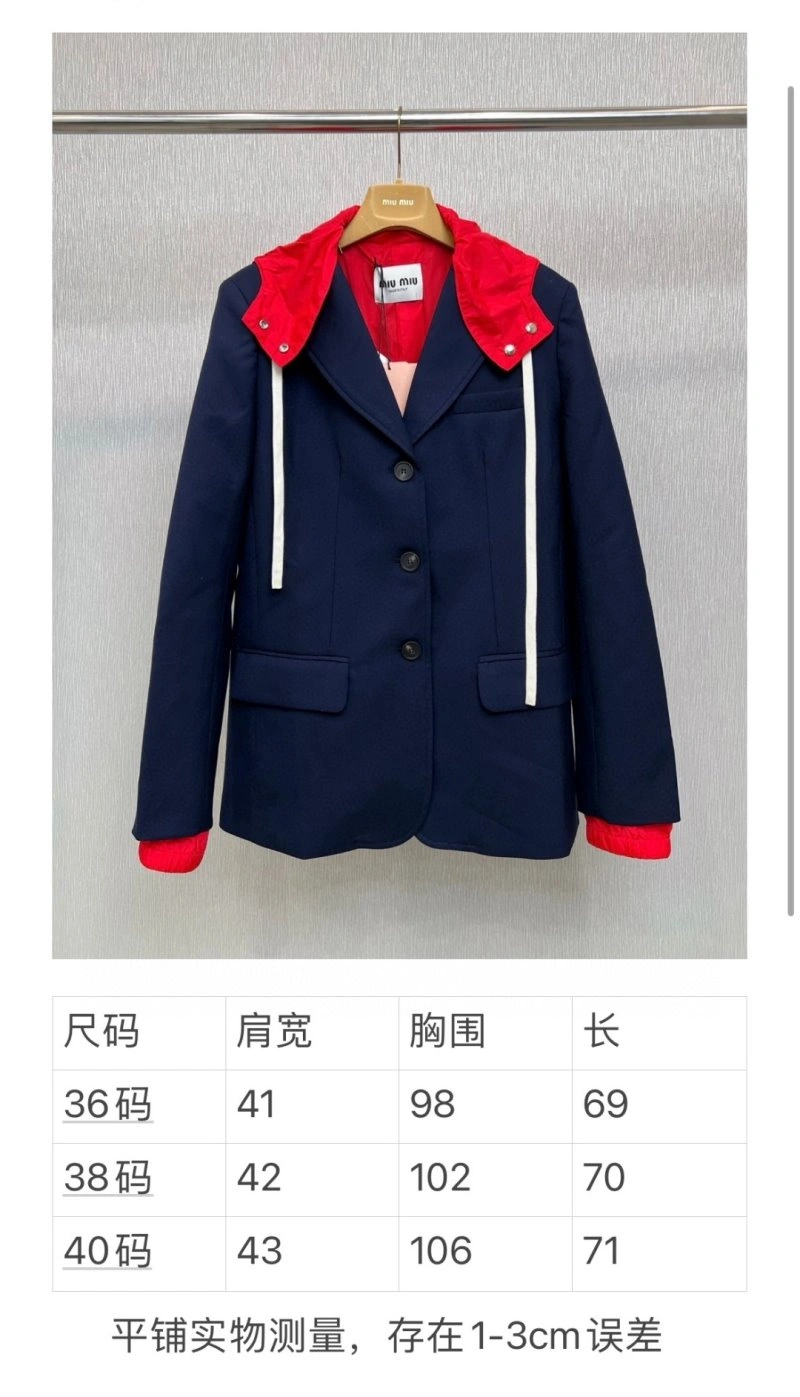 OdorResistant Miu Miu Outwear 152168