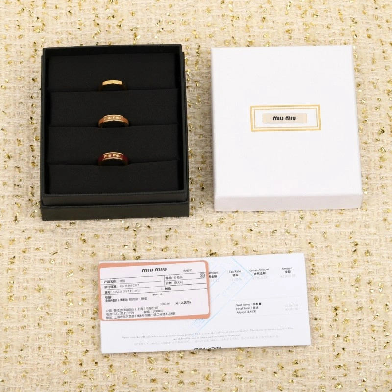 Packable Miu Miu Rings 207805