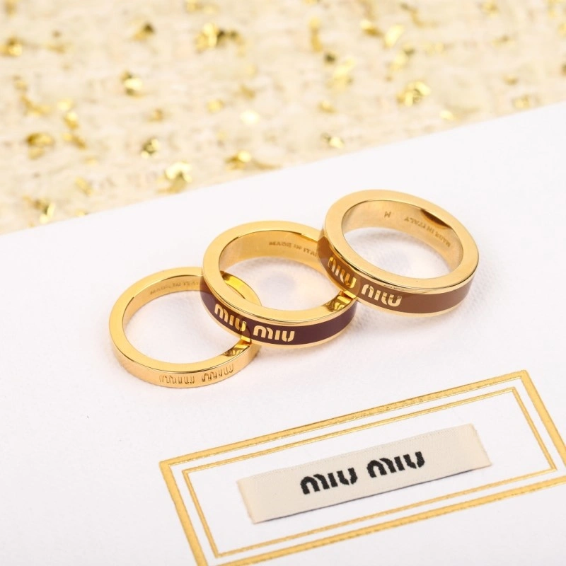 Packable Miu Miu Rings 207805