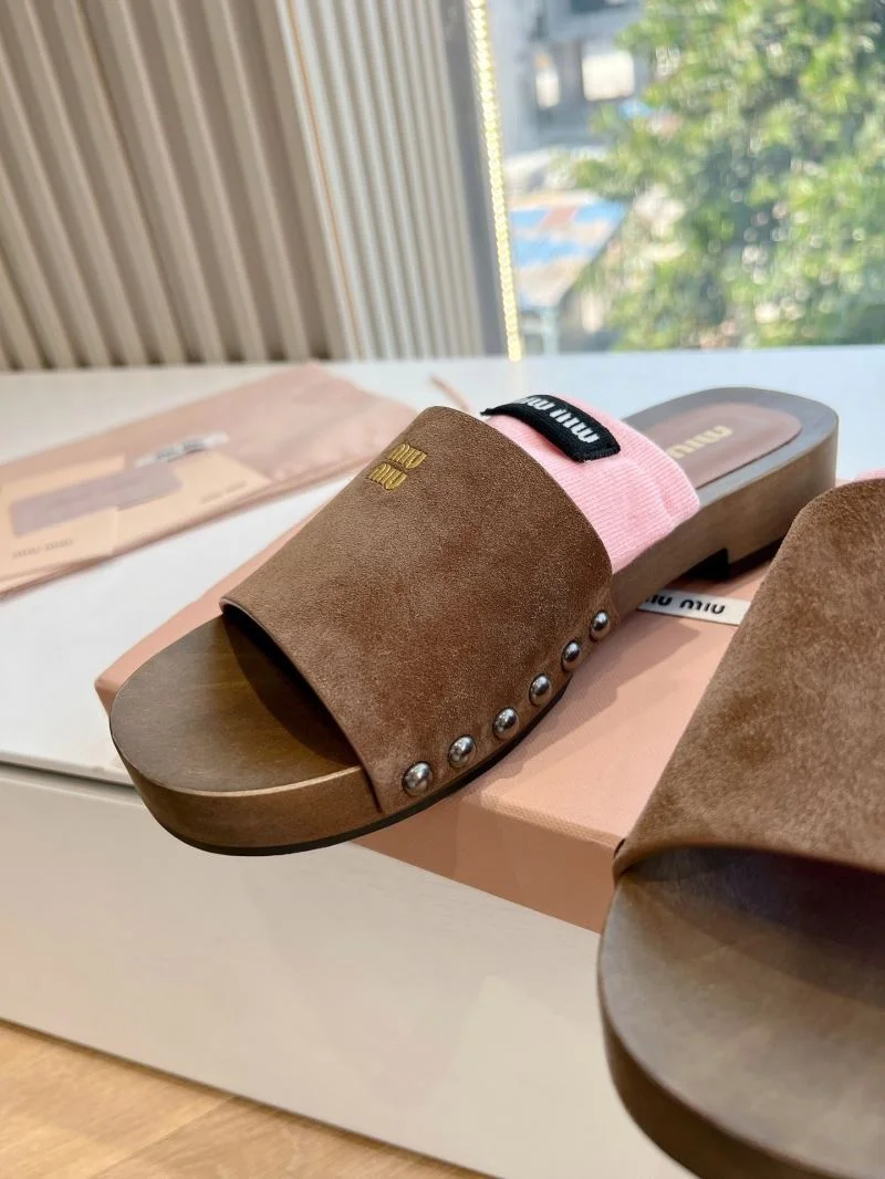 RelaxedFit Miu Miu Sandals 7569