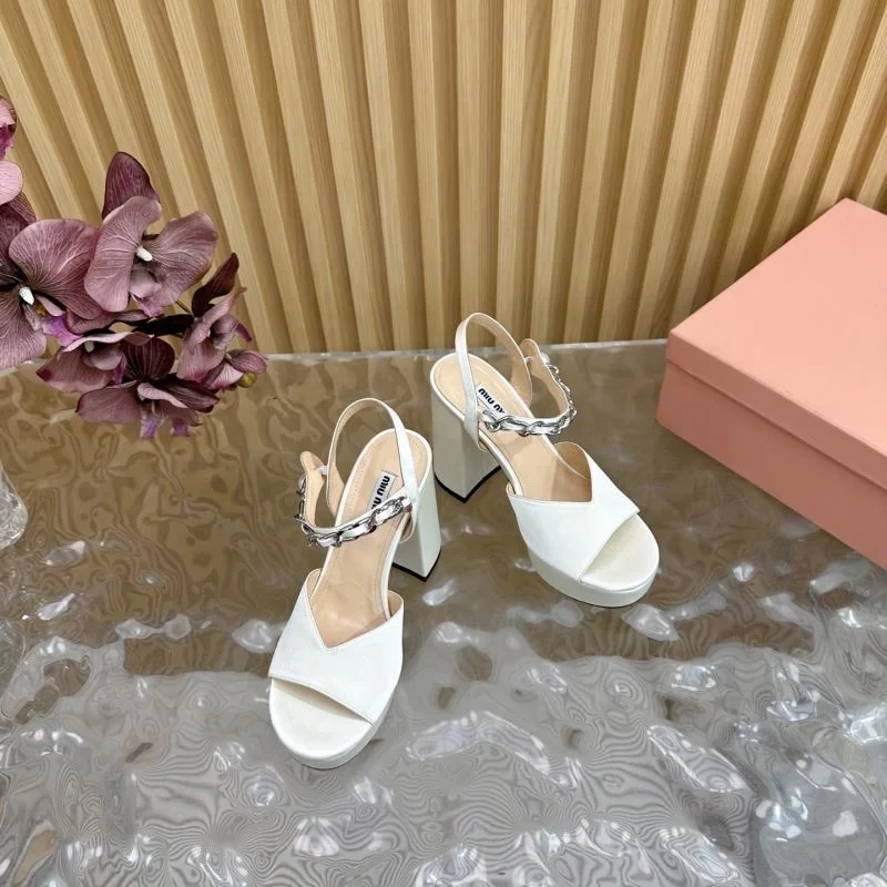 OdorResistant Miu Miu Sandals 9585