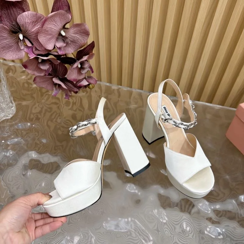 OdorResistant Miu Miu Sandals 9585