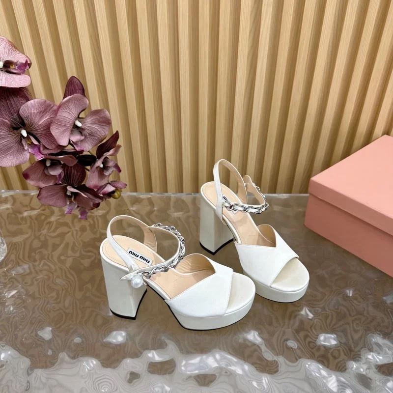 OdorResistant Miu Miu Sandals 9585
