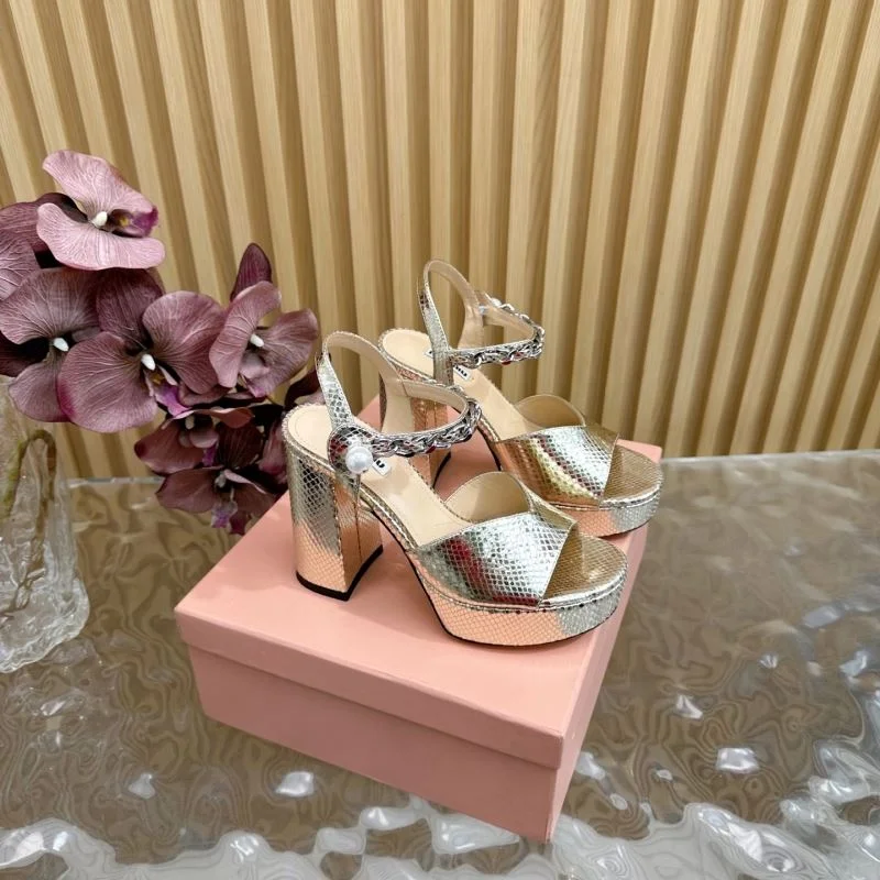 Bright Miu Miu Sandals 9696
