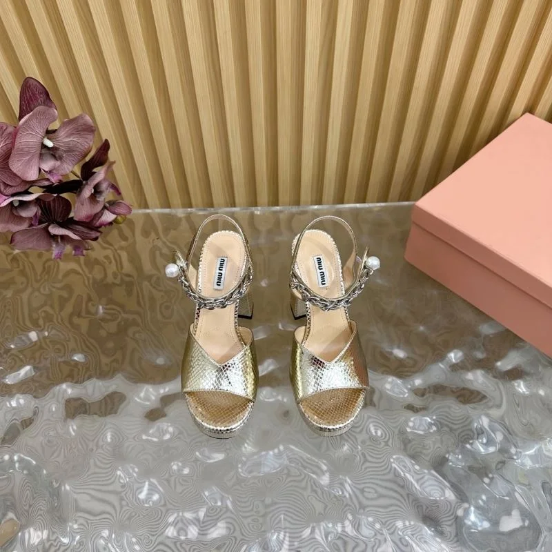 Bright Miu Miu Sandals 9696