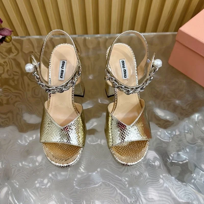 Bright Miu Miu Sandals 9696