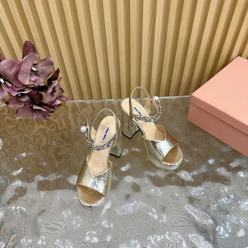 Bright Miu Miu Sandals 9696