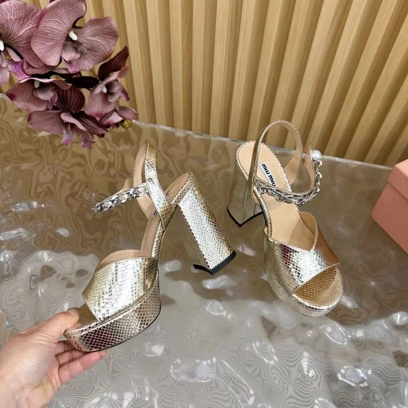 Bright Miu Miu Sandals 9696