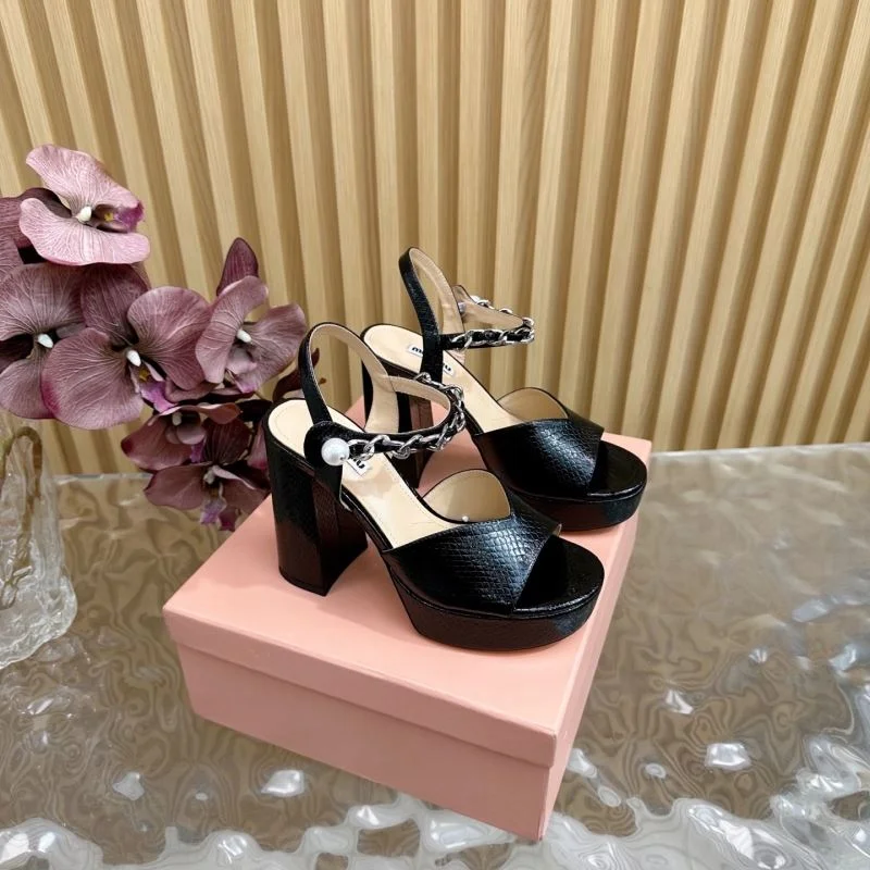 Miu Miu Sandals Popular 9556