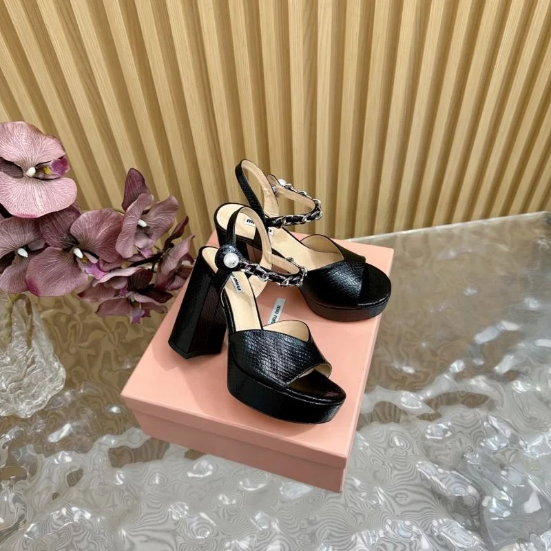 Miu Miu Sandals Popular 9556