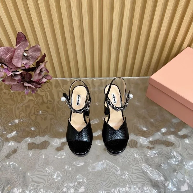 Miu Miu Sandals Popular 9556