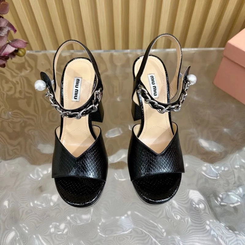 Miu Miu Sandals Popular 9556