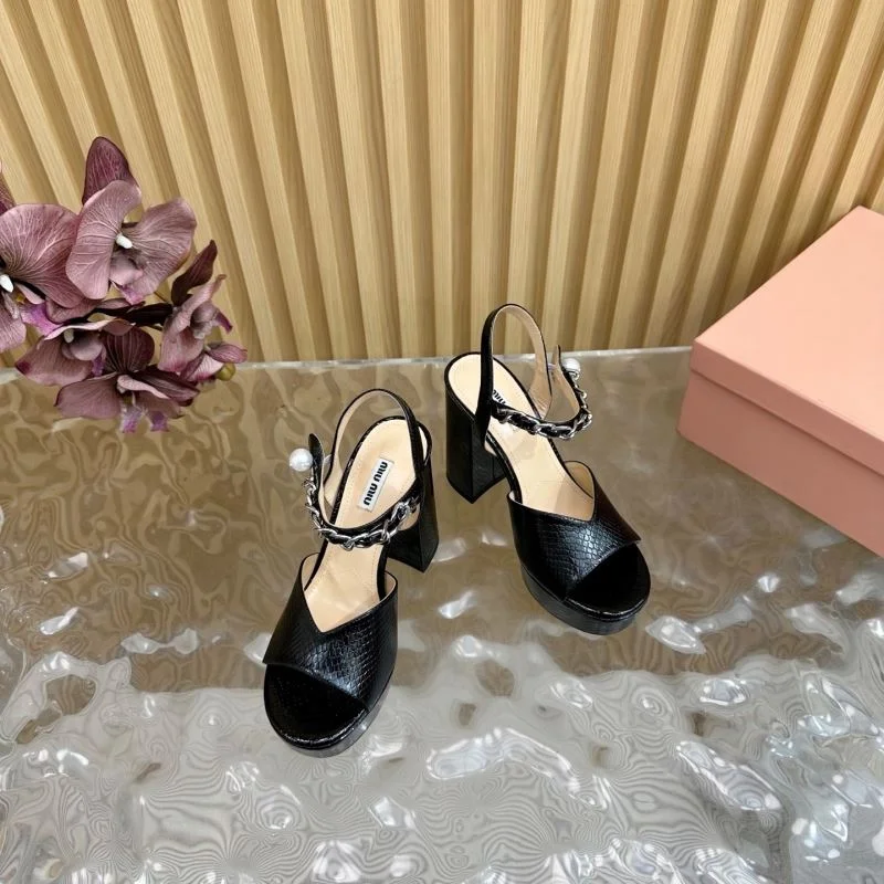 Miu Miu Sandals Popular 9556