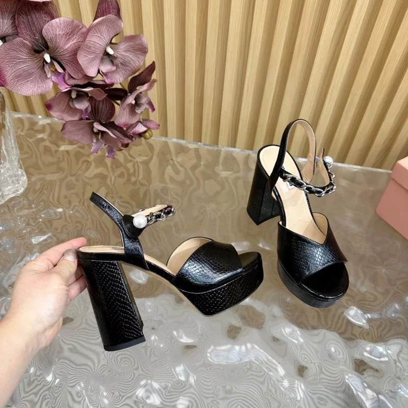 Miu Miu Sandals Popular 9556