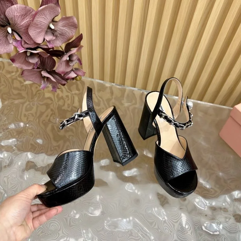 Miu Miu Sandals Popular 9556