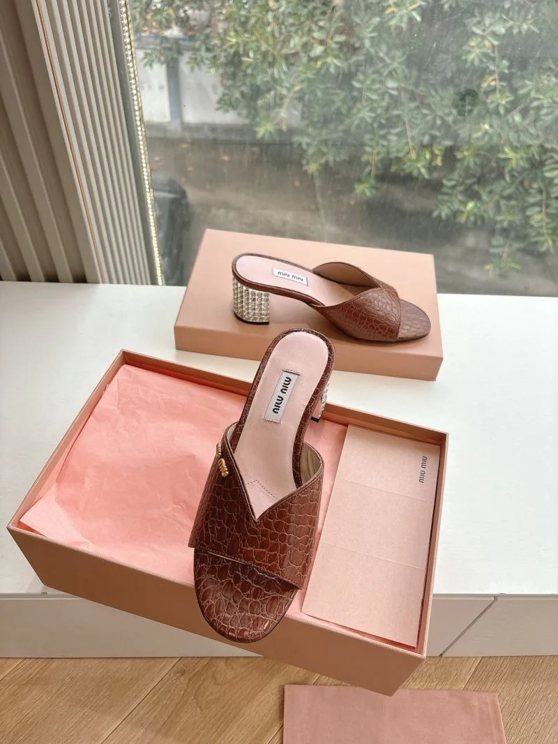 Miu Miu Sandals ZipUp 9542