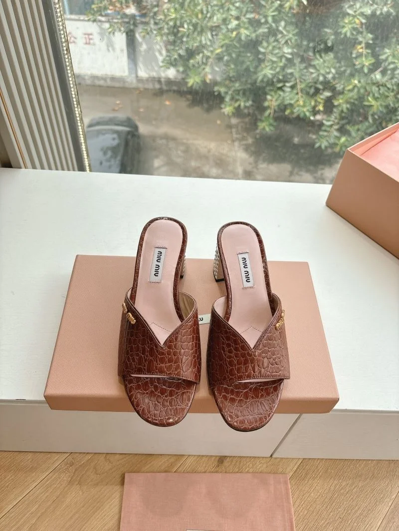 Miu Miu Sandals ZipUp 9542