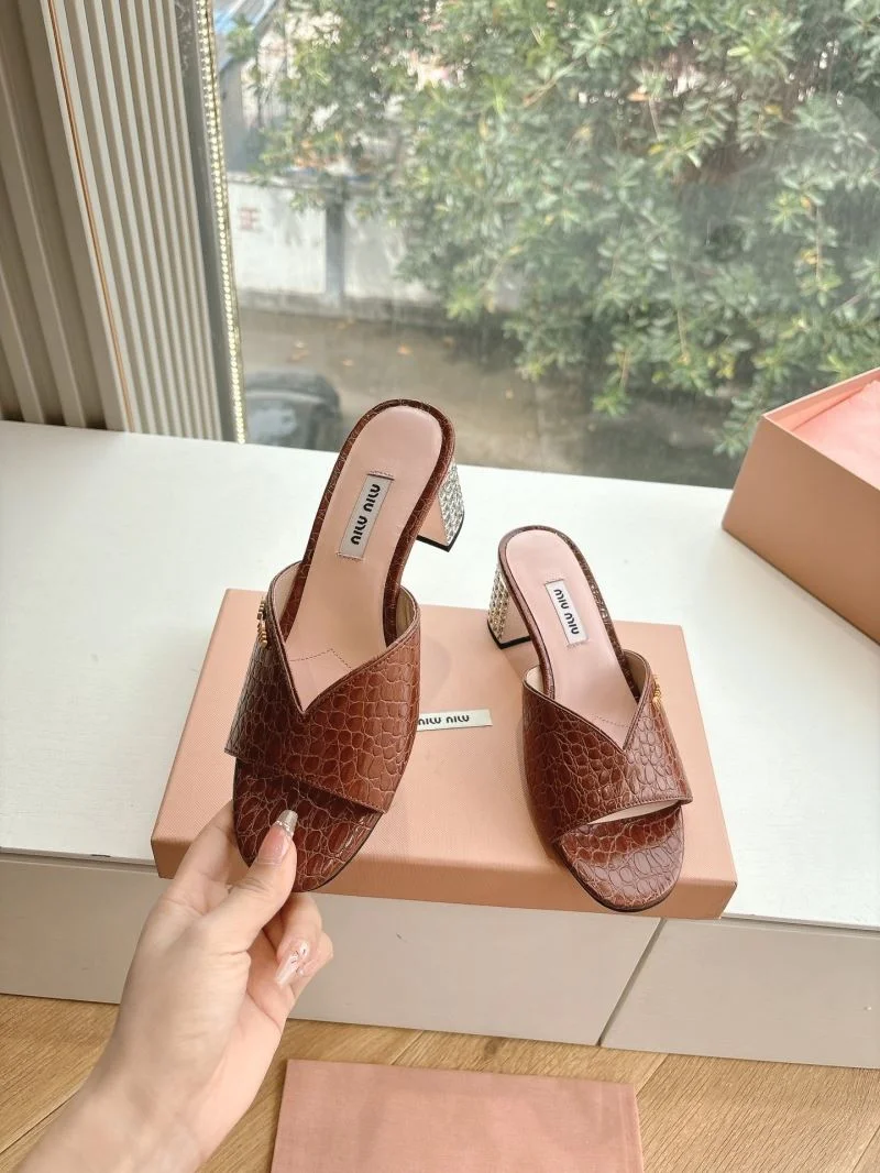 Miu Miu Sandals ZipUp 9542