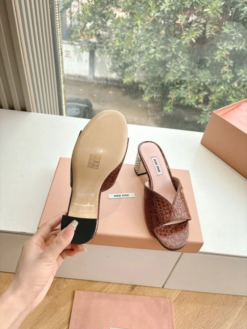 Miu Miu Sandals ZipUp 9542