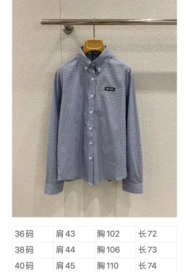 Miu Miu Shirts Stretchable 151192