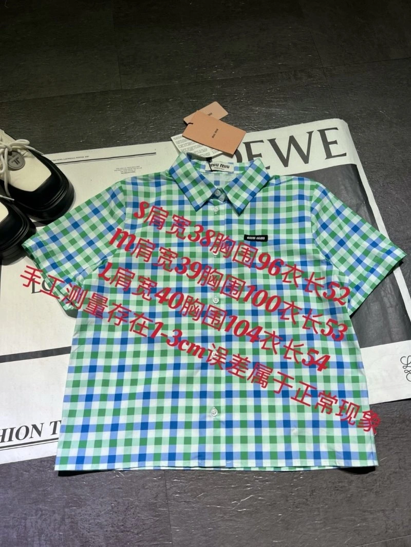 Miu Miu Shirts Sophisticated 156272