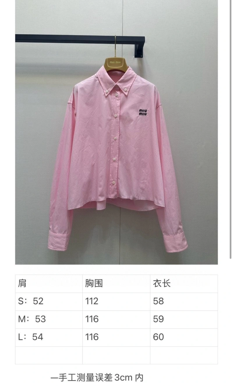Miu Miu Shirts Versatile 148745
