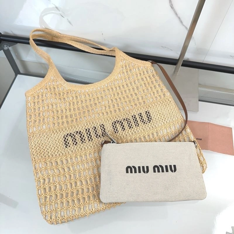 RelaxedFit Miu Miu Shopping Bags 58258