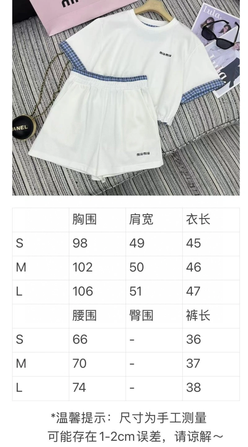 Miu Miu Short Suits ModernLook 151157