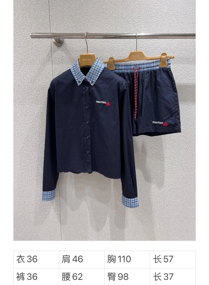 Miu Miu Short Suits FreshLook 156244
