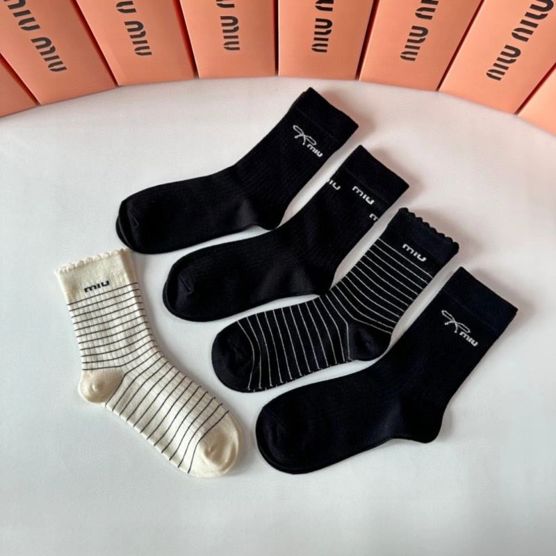 Miu Miu Socks Stretchable 273502