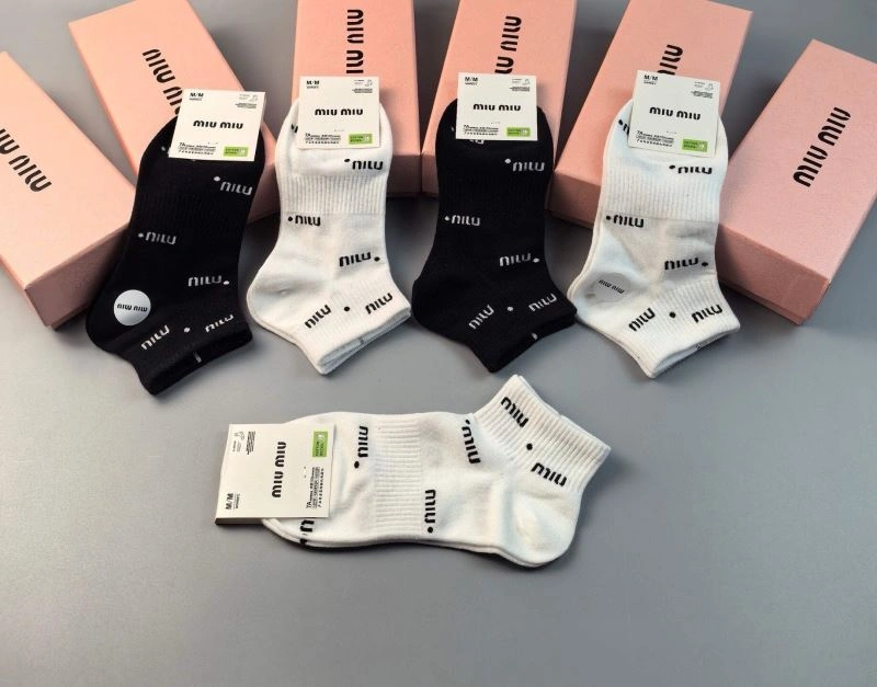Sporty Miu Miu Socks 273508