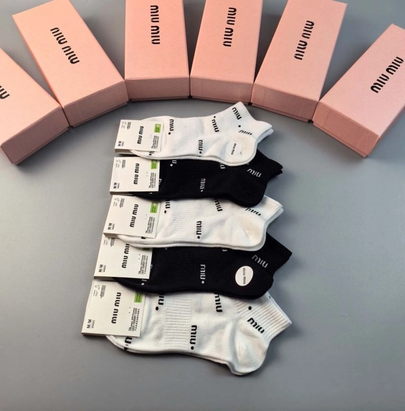 Sporty Miu Miu Socks 273508