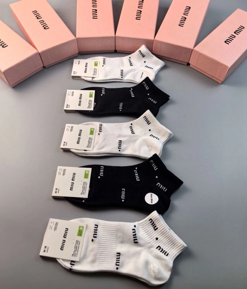 Sporty Miu Miu Socks 273508