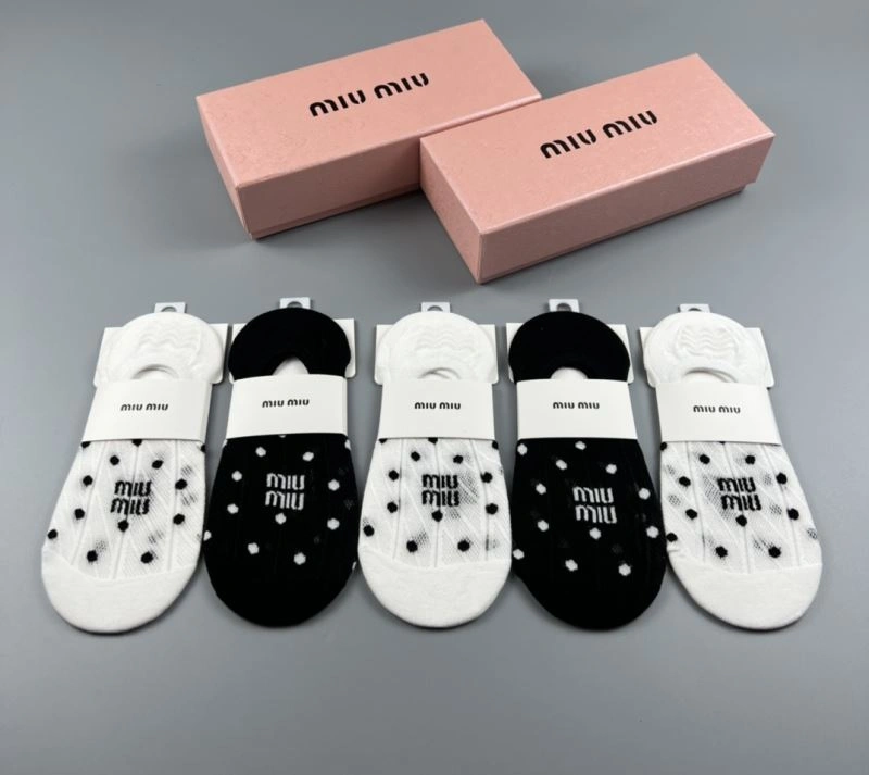 Miu Miu Socks Breathable 274609