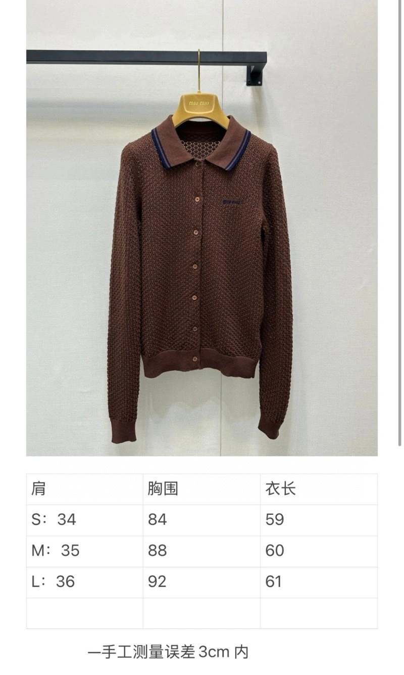 ZipUp Miu Miu Sweaters 148644