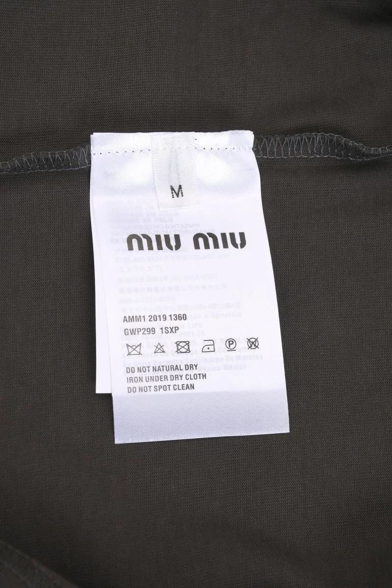 Miu Miu T-Shirts Snug 163936