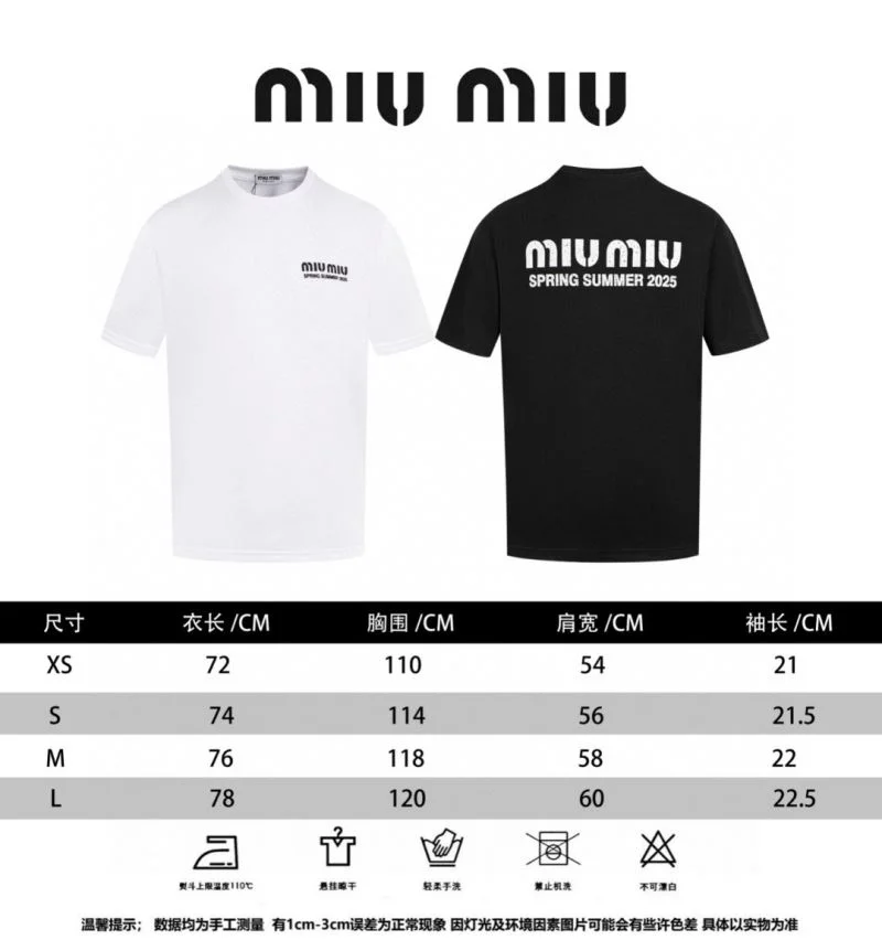 Miu Miu T-Shirts EyeCatching 163564