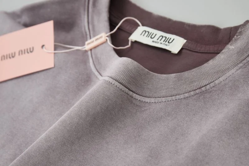 Miu Miu T-Shirts Durable 163585