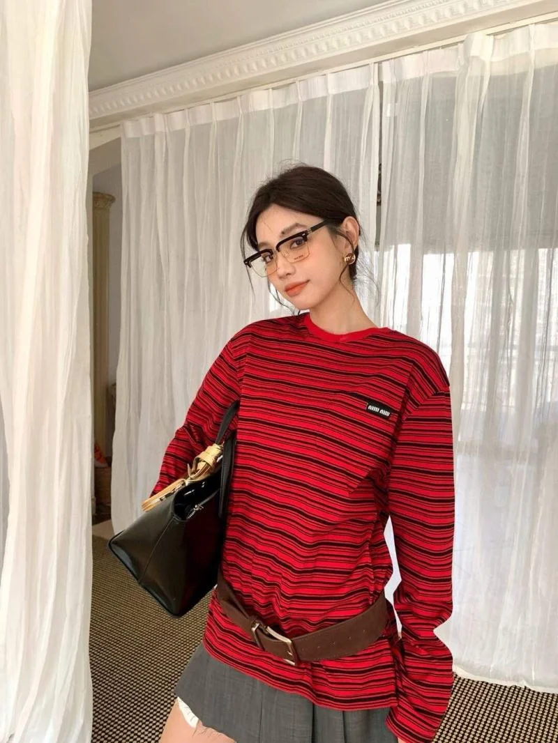 Minimalist Miu Miu T-Shirts 163546