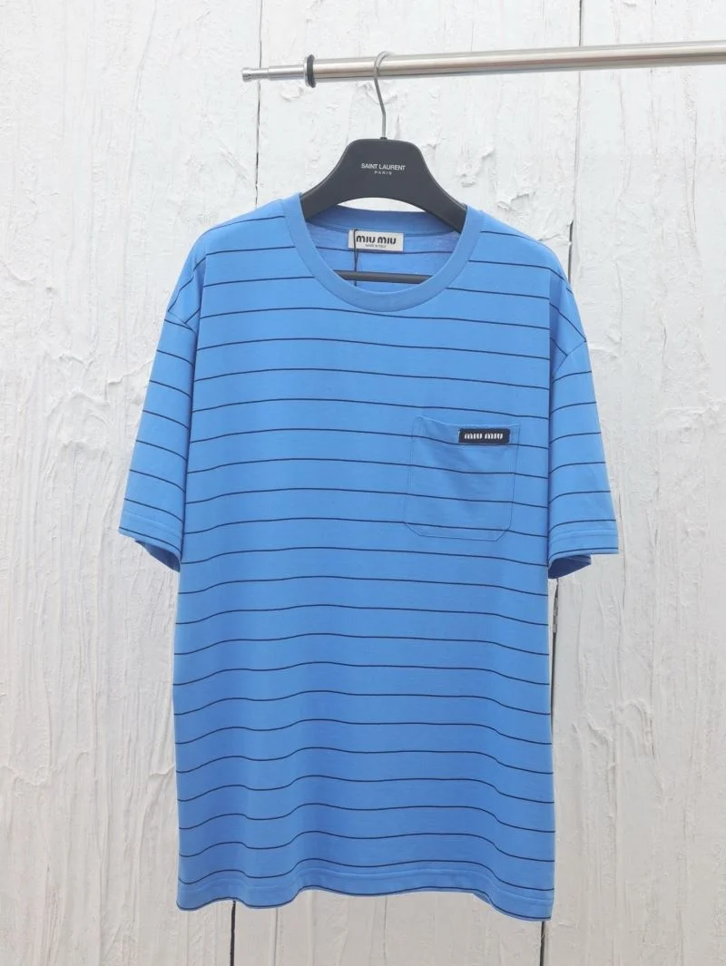 Miu Miu T-Shirts Durable 163551